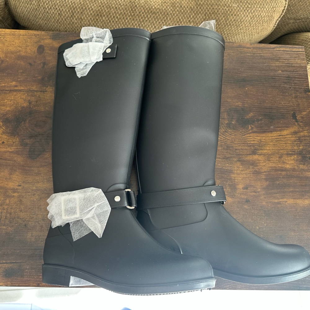 Black Knee-High Boots